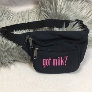 Vintage “got milk?” Fanny waist Pouch bag